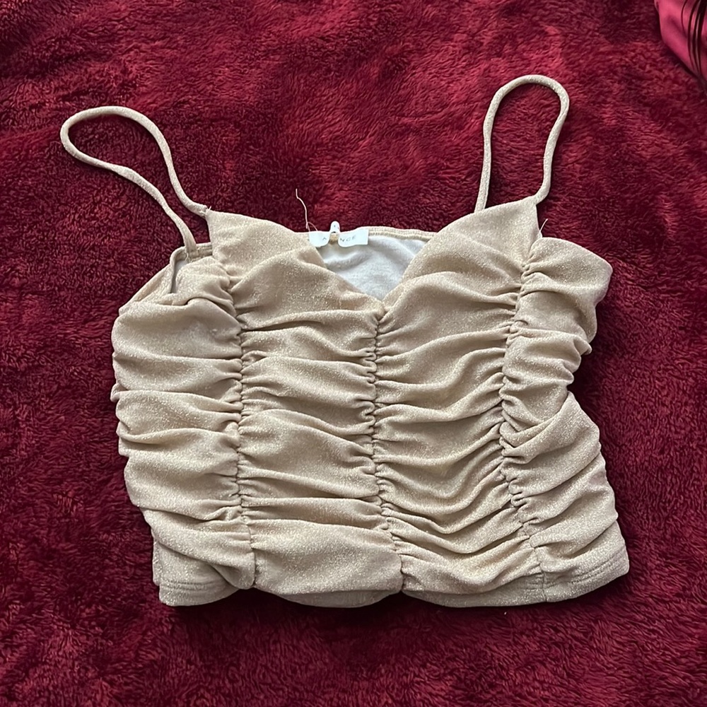 Sparkly crop top